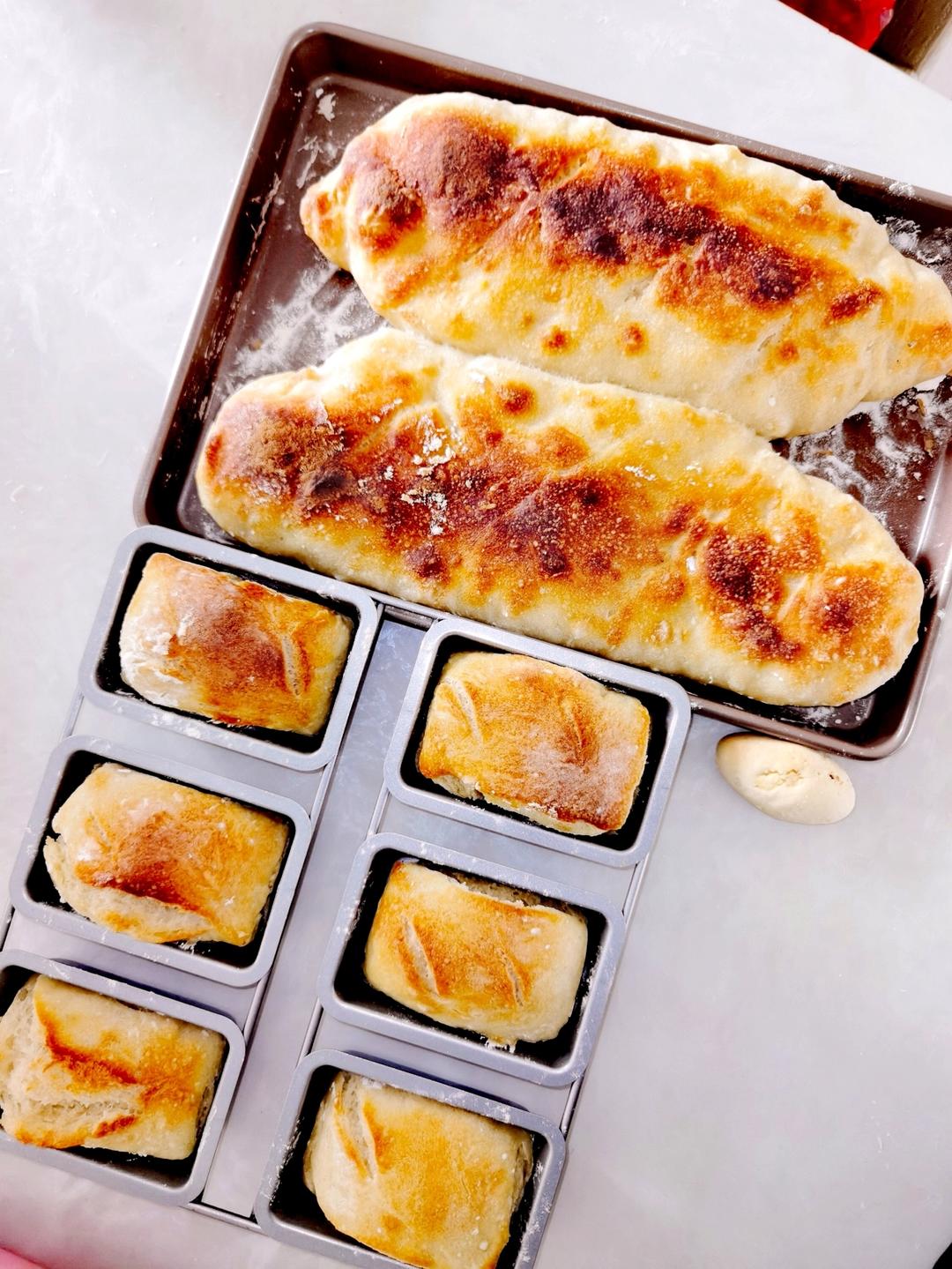 香脆健康的全麦法棍Whole Wheat Baguette