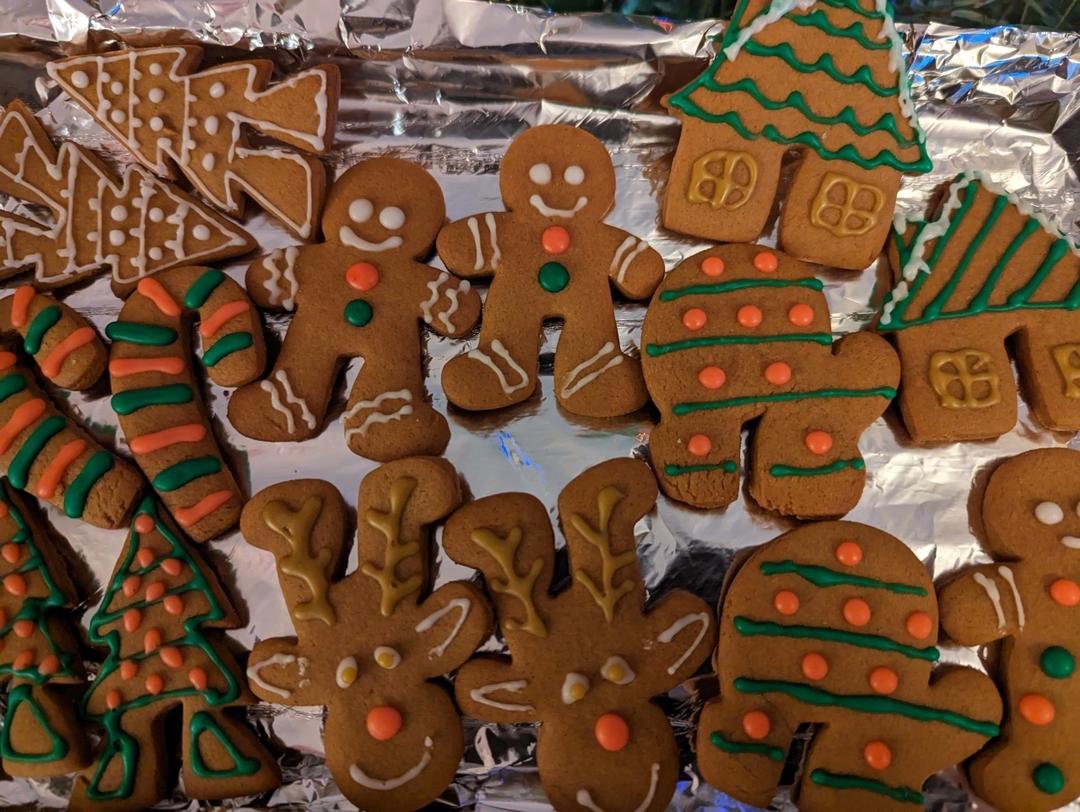 基础圣诞姜饼，低糖版，做法简单，零失败