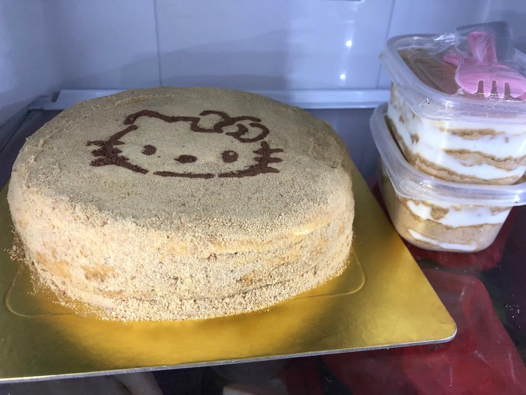 美味简单的木糠蛋糕，与小朋友一起做吧！！