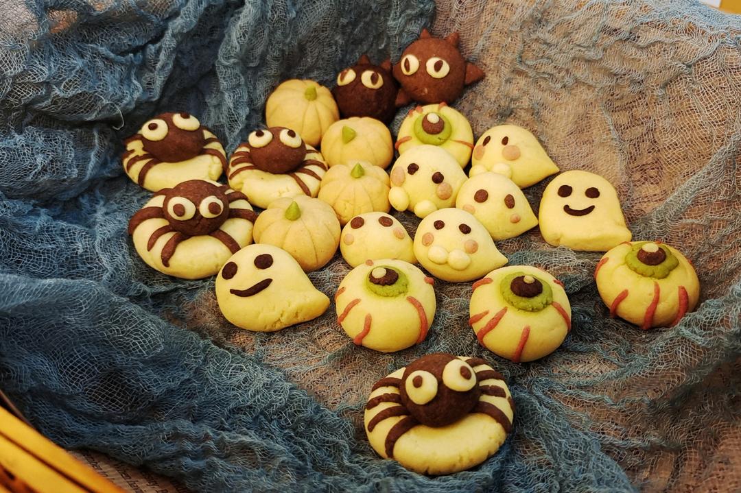 万圣节小饼干，一口一个捣蛋的小可爱