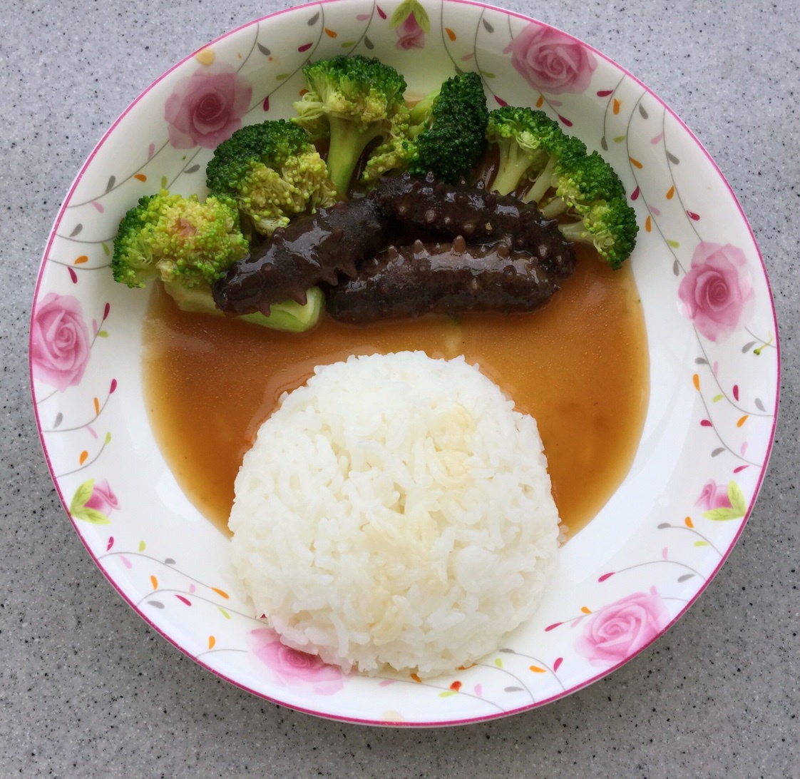 鲍汁海参捞饭