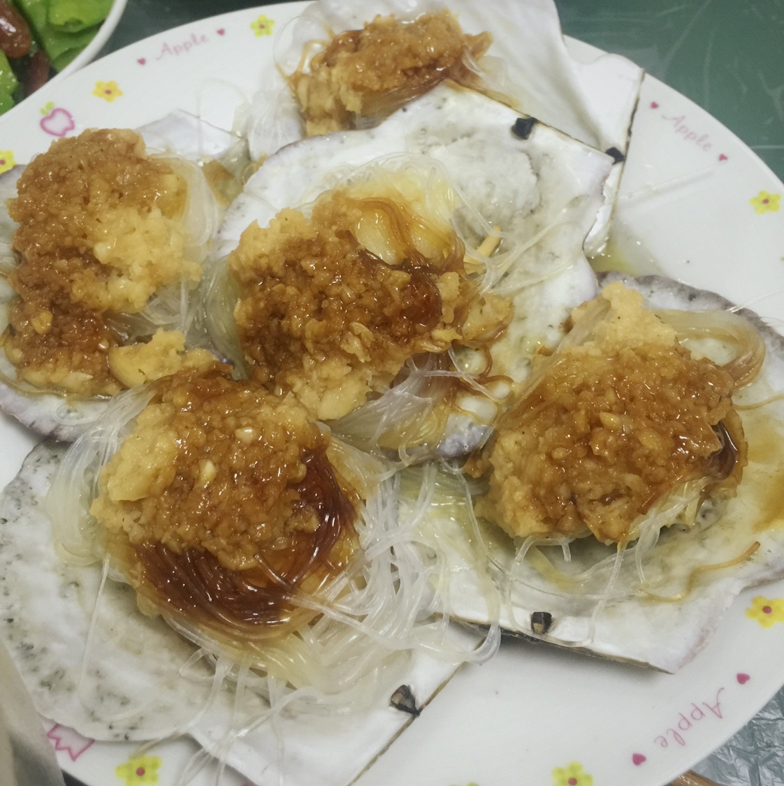 蒜蓉粉丝蒸扇贝