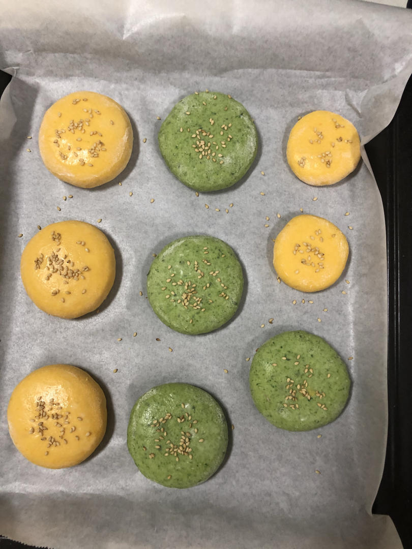 不加1滴水的南瓜发面饼
