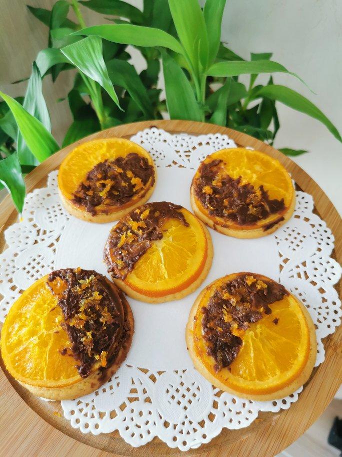 🍊橙意满满超高颜值的巧克力橙子饼干🍪