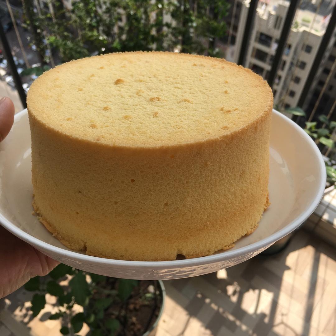 6寸柠檬戚风蛋糕（零失败戚风要点总结）