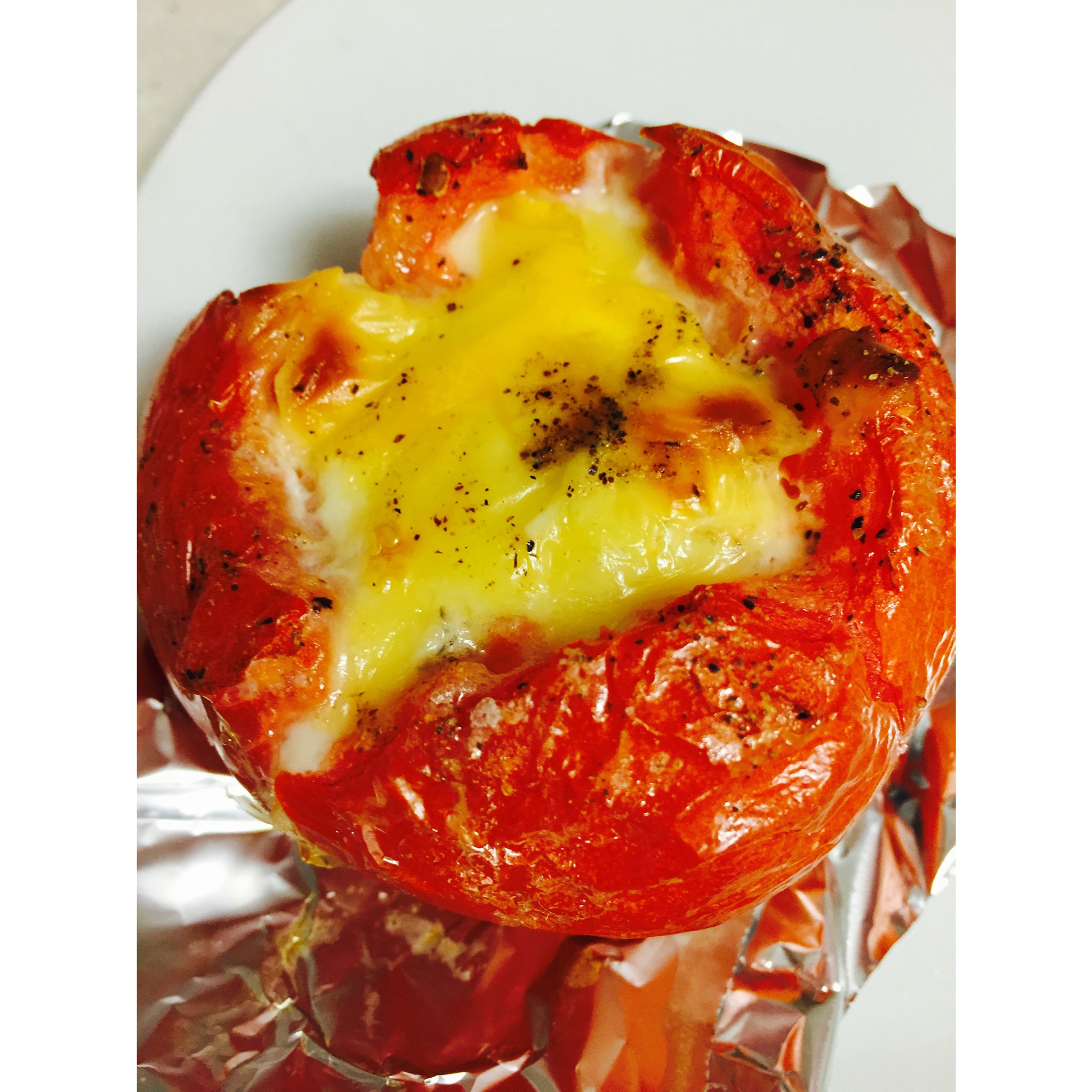 番茄鸡蛋杯（早餐鸡蛋杯升级版，彩椒鸡蛋杯姊妹篇）