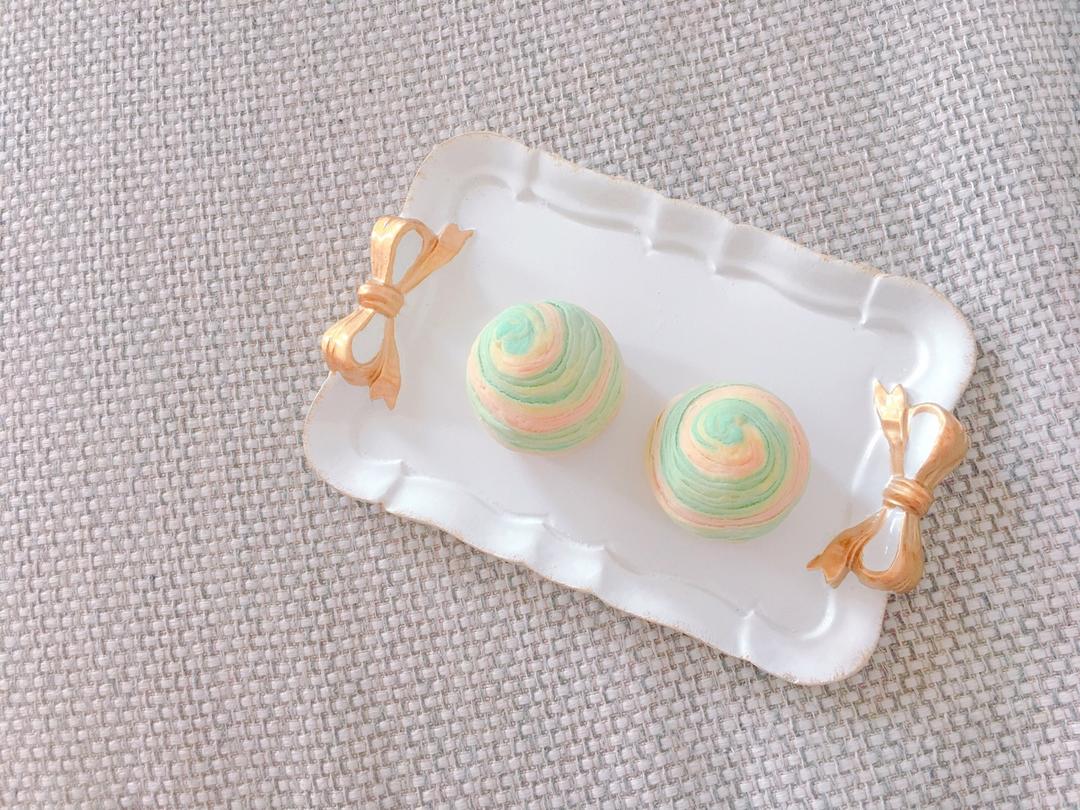 蛋黄酥~紫薯、抹茶、原味~花好月圆，中秋快乐~内附一次做六色蛋黄酥方法~