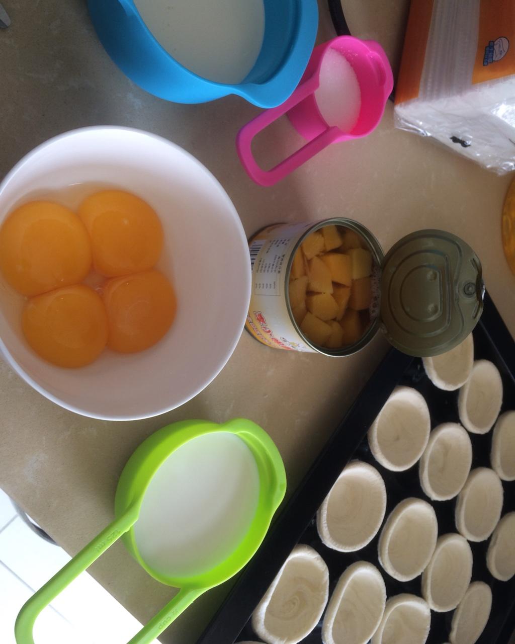 超级无敌巨好吃·黄桃蛋挞
比肯德基蛋挞还好吃😋