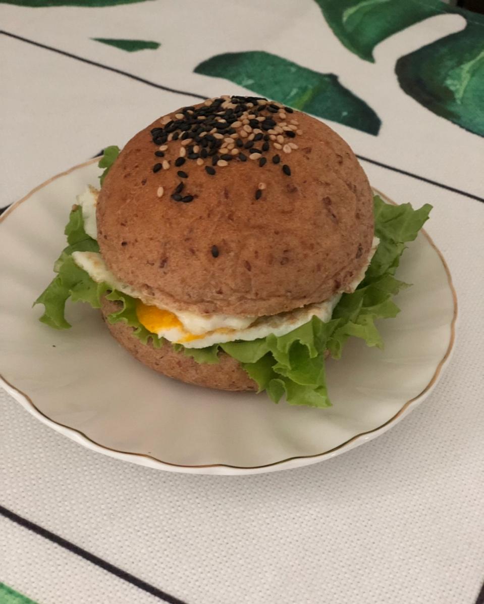 蜂蜜燕麦全麦汉堡胚 100%纯全麦