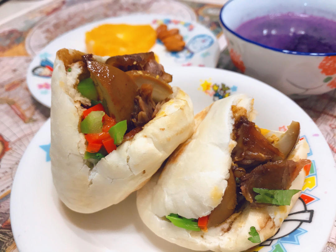 肉夹馍(白吉馍的制作)