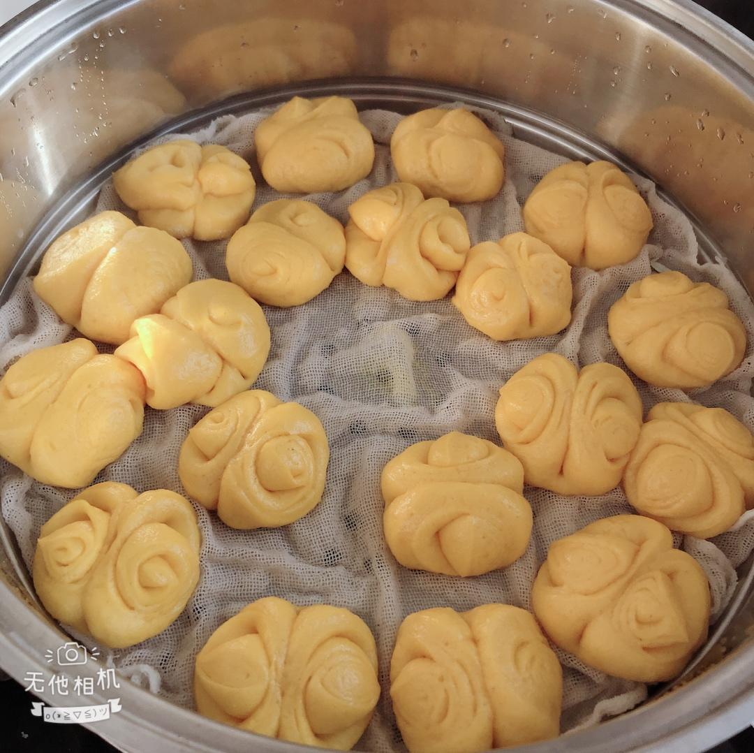 南瓜花卷馒头