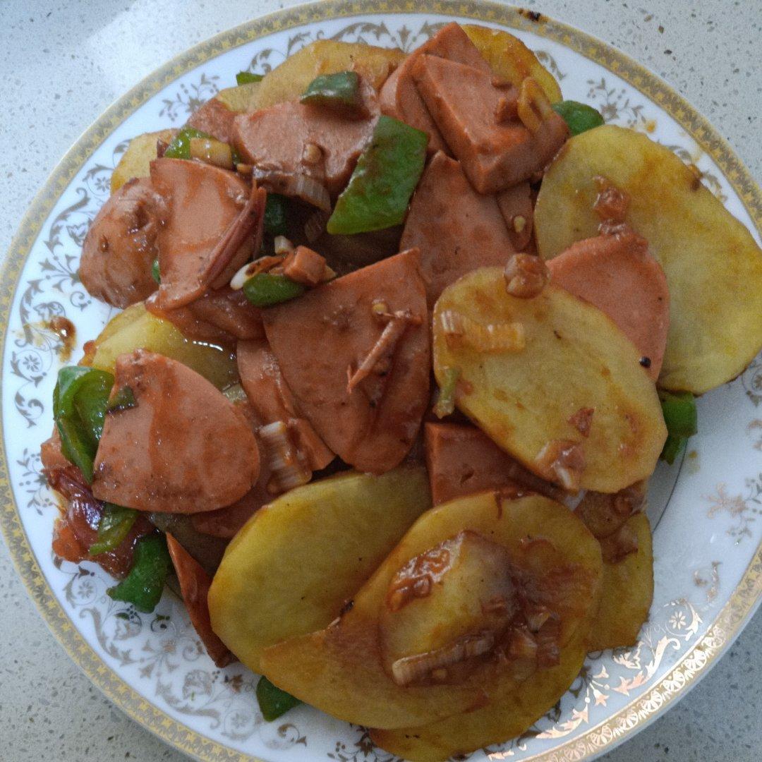 青椒火腿土豆片🌸