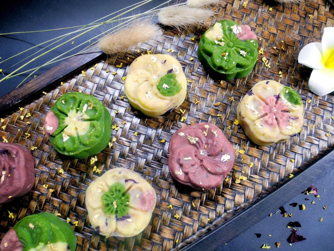 省时简易绿豆糕-免泡豆免过筛