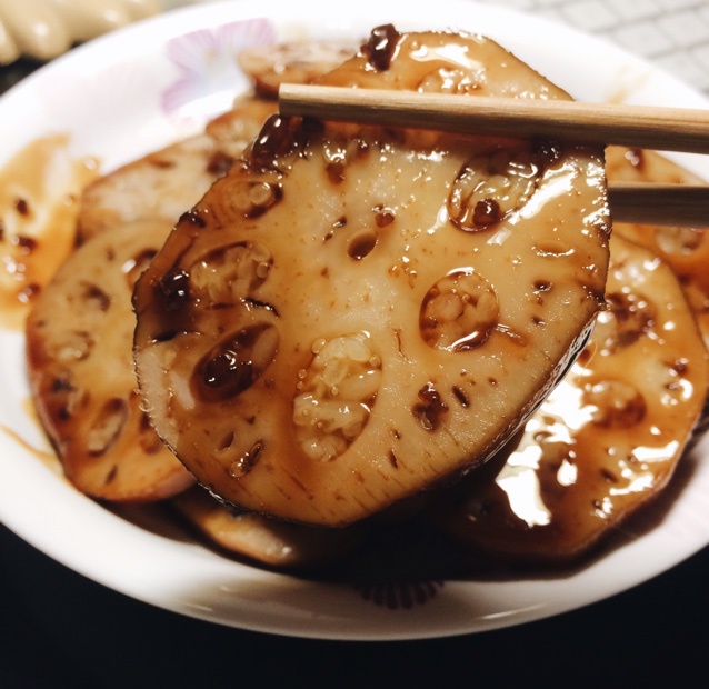 红糖糯米藕
