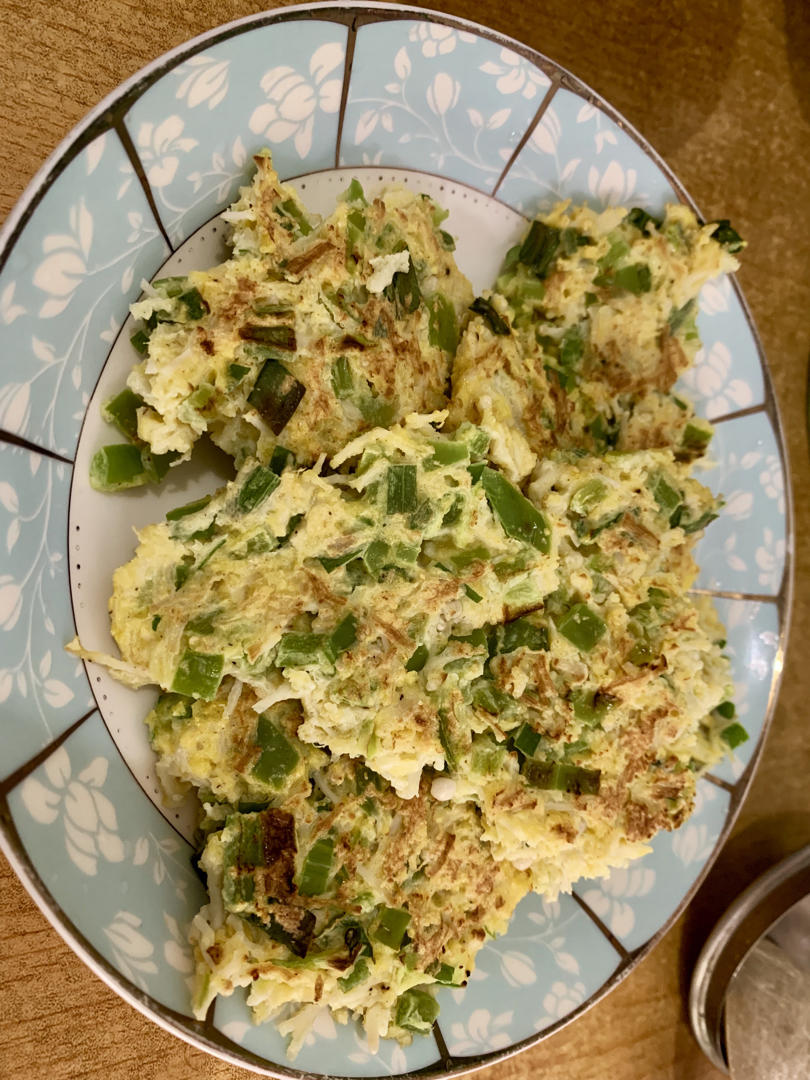 玉米面鸡蛋饼