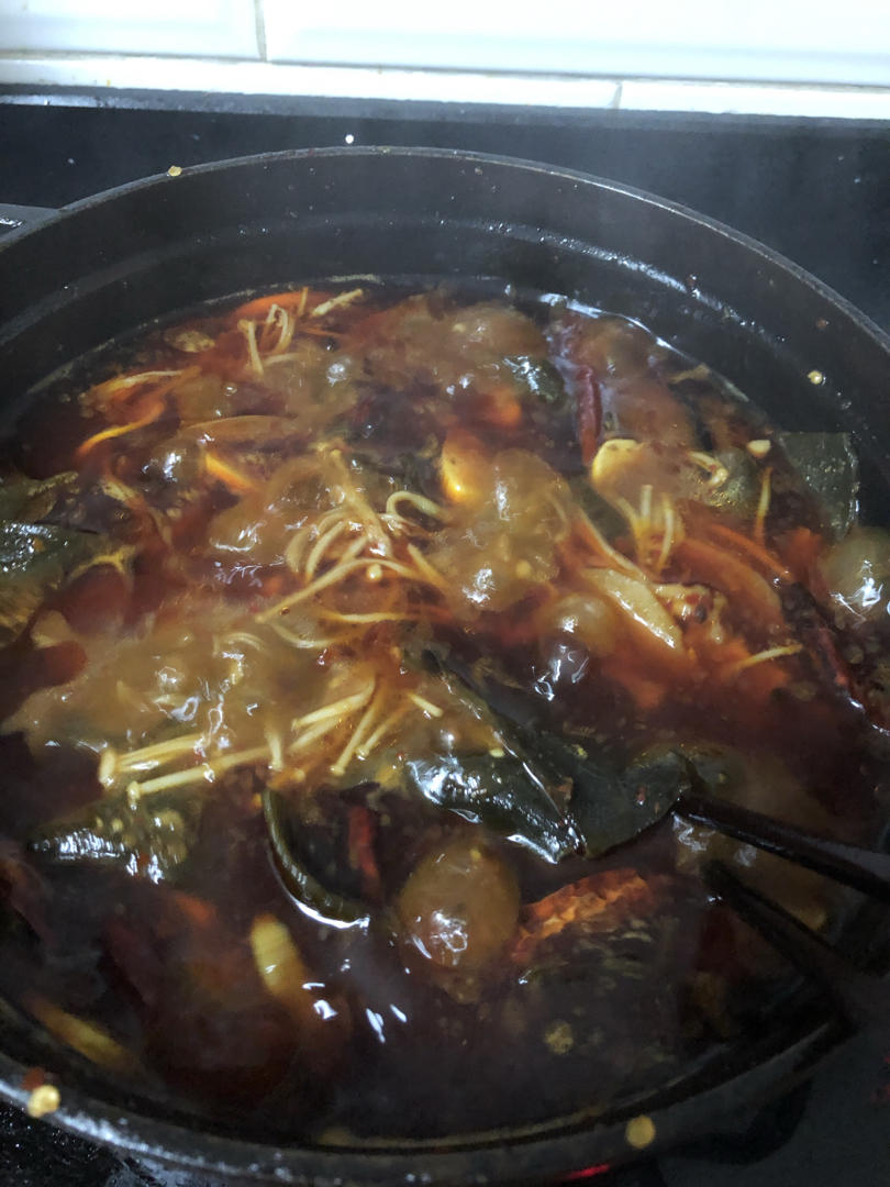 自制麻辣重庆火锅