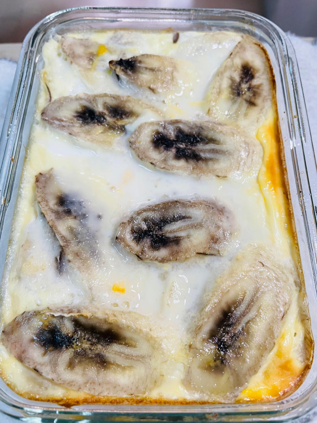 蛋烤香蕉牛奶燕麦片（超强饱腹健康低脂）
