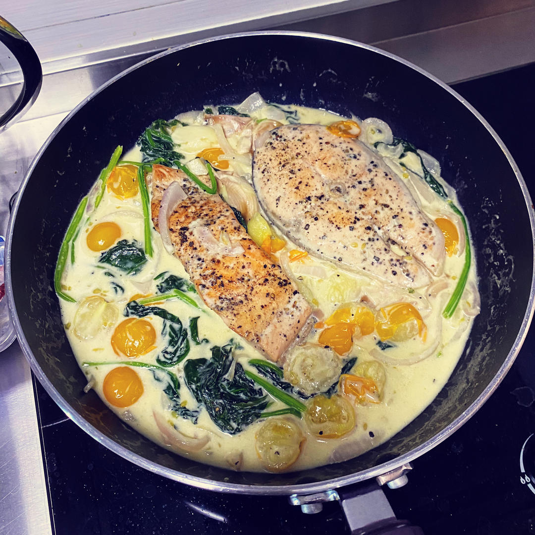 ［三文鱼创新吃法］托斯卡纳三文鱼 Tuscan Salmon
