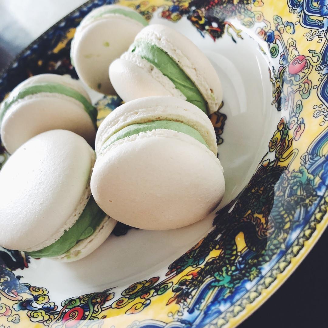 【视频】抹茶意式马卡龙