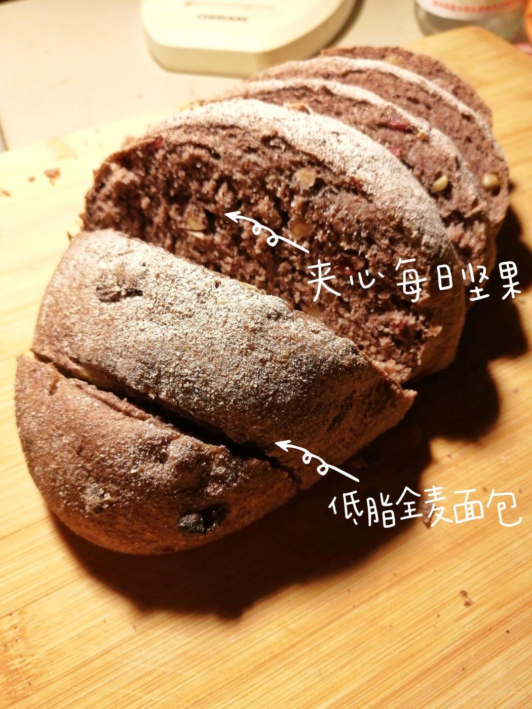 无油无糖无需手套膜的低脂全麦面包