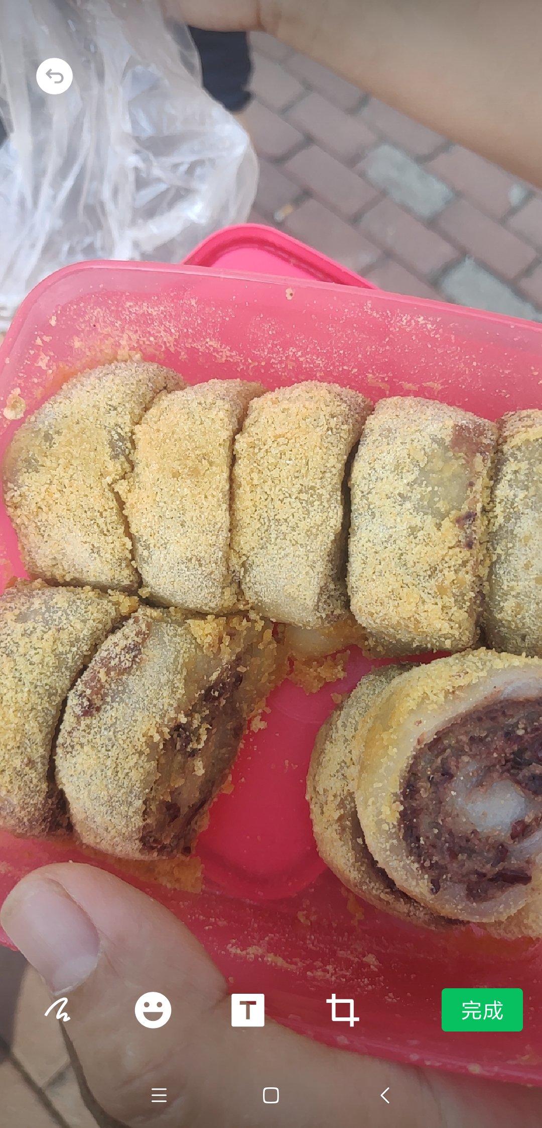 此配方做出的驴打滚无比软糯，放一天还是软的