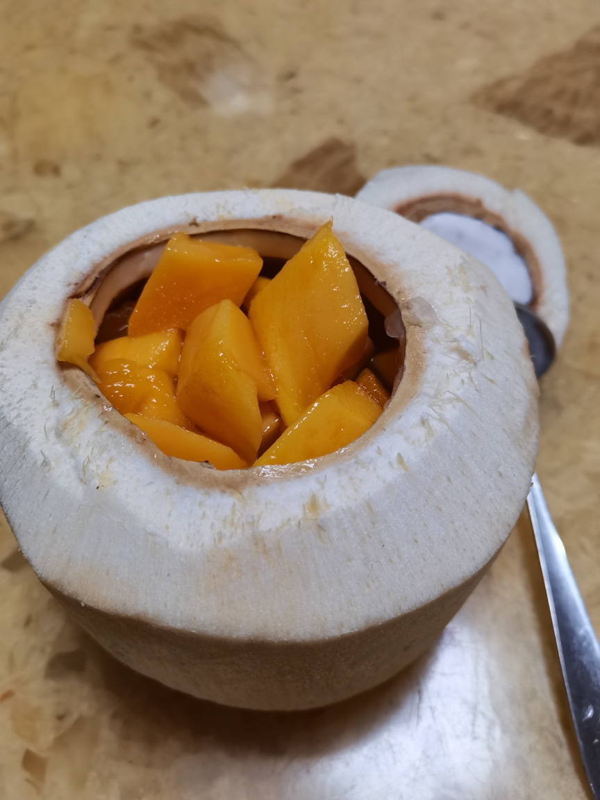 芒果椰子冻的做法