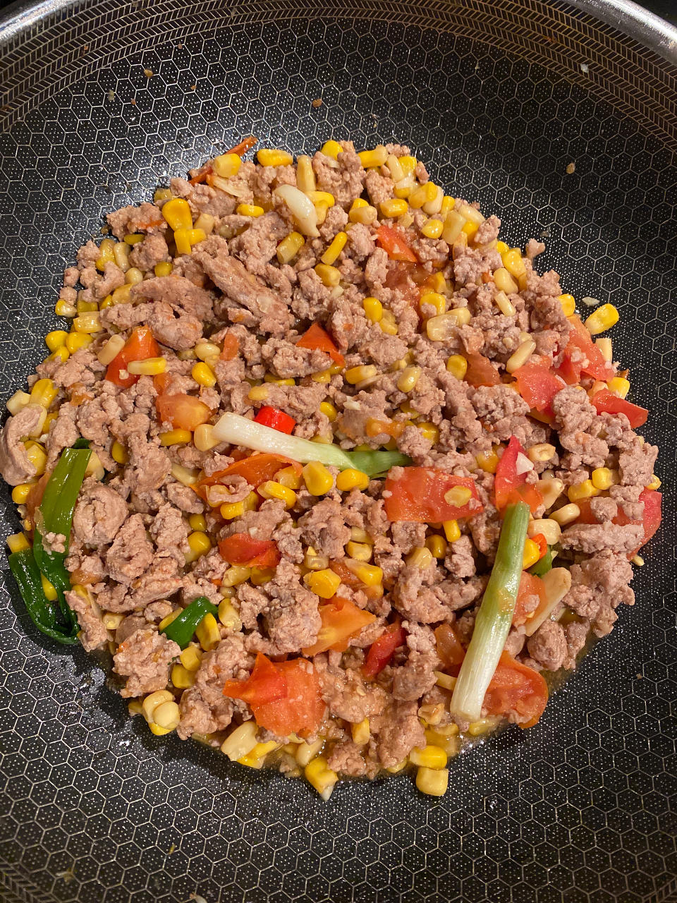 玉米炒肉末【超级下饭的快手家常菜】