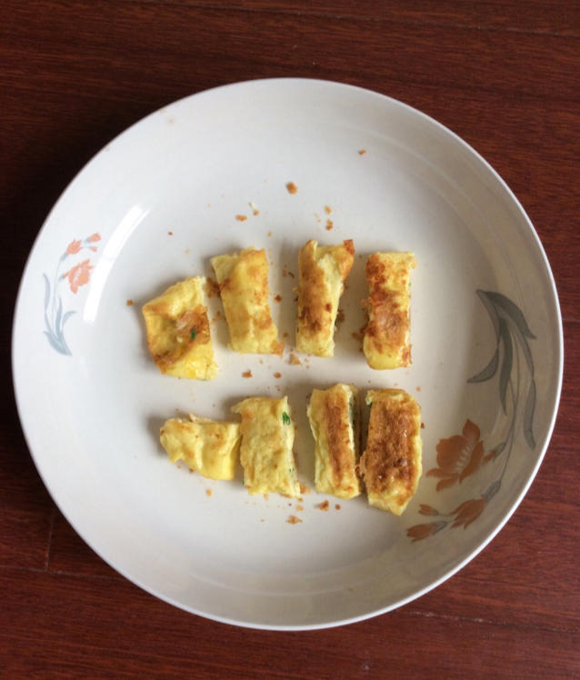 《婴幼儿辅食～001》虾仁鸡蛋卷