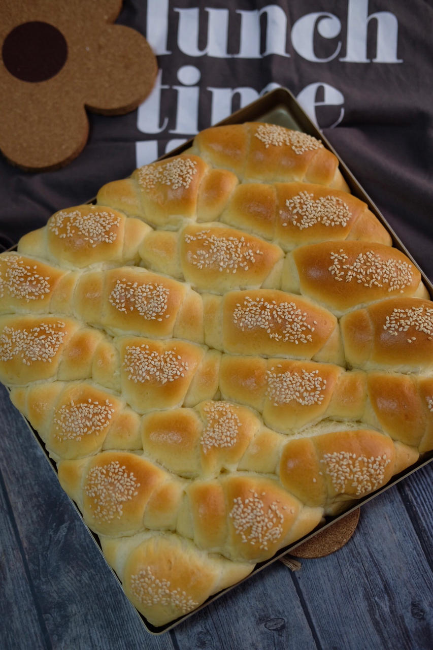 牛奶面包卷（直接法）