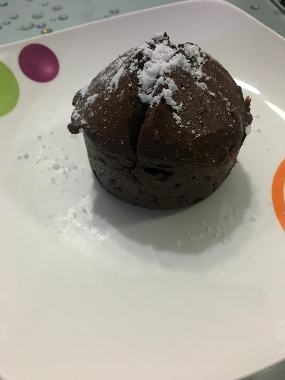 零基础巧克力熔岩蛋糕（1只量）