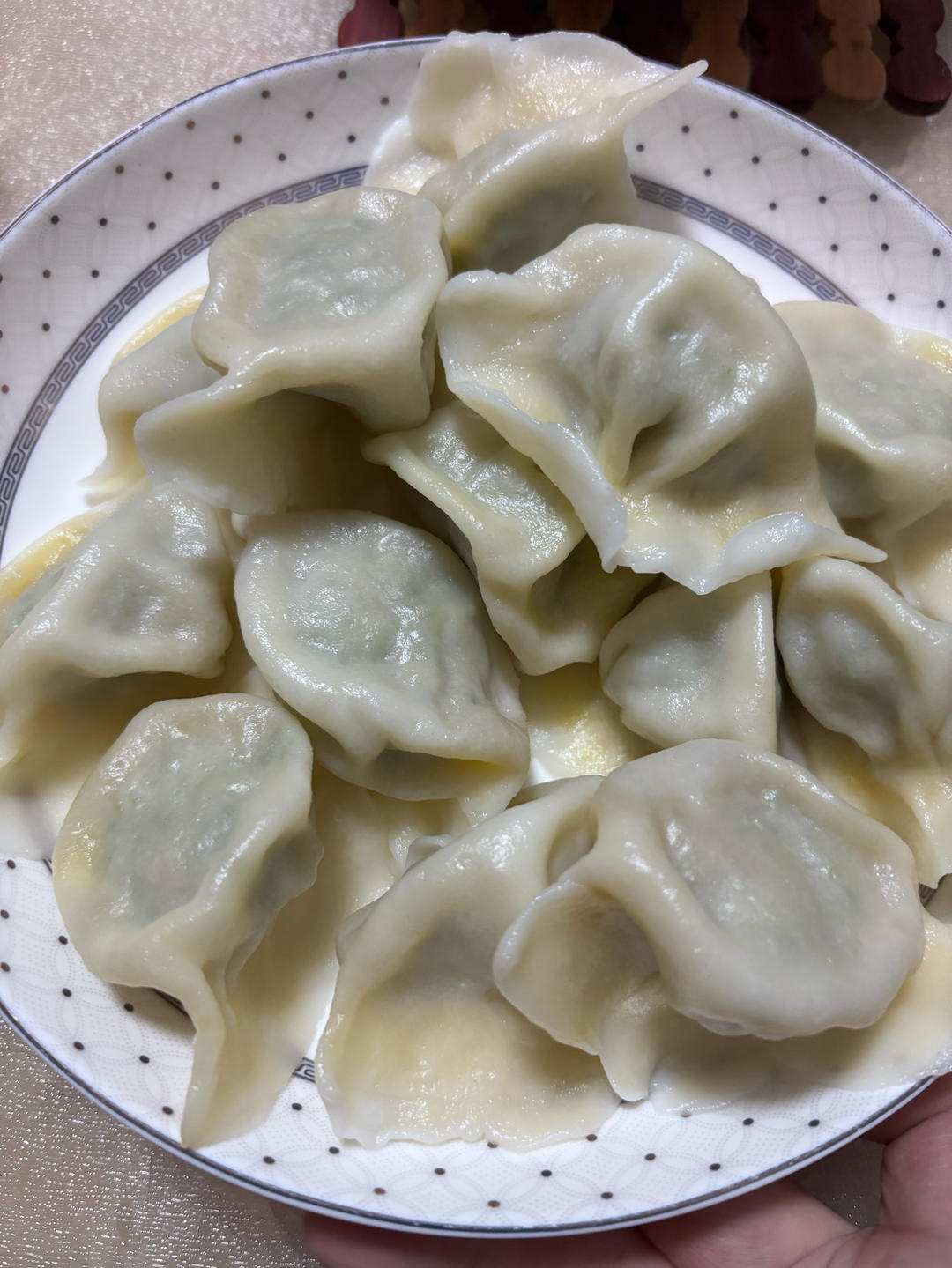 芹菜大辣椒水饺