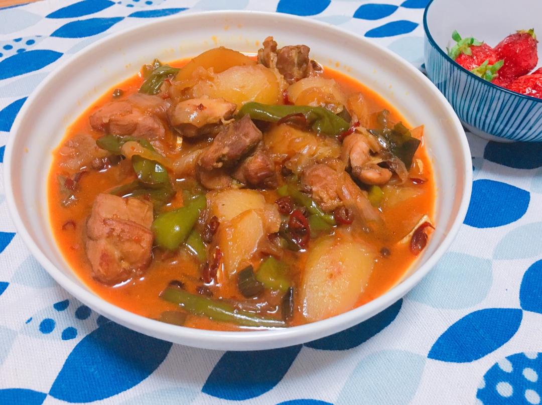 超下饭的新疆大盘鸡