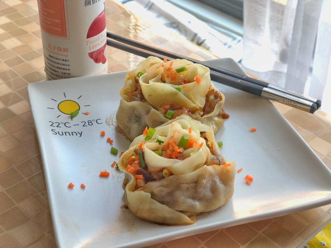 玫瑰花饺子