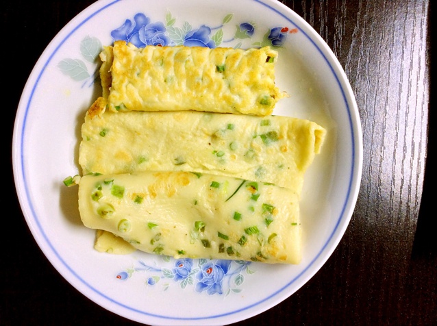 葱花鸡蛋饼