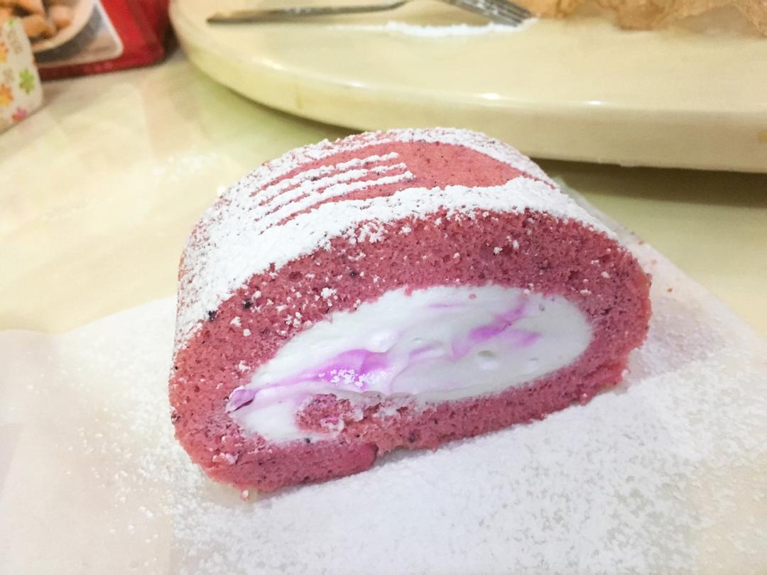 火龙果蛋糕卷（毛巾卷）