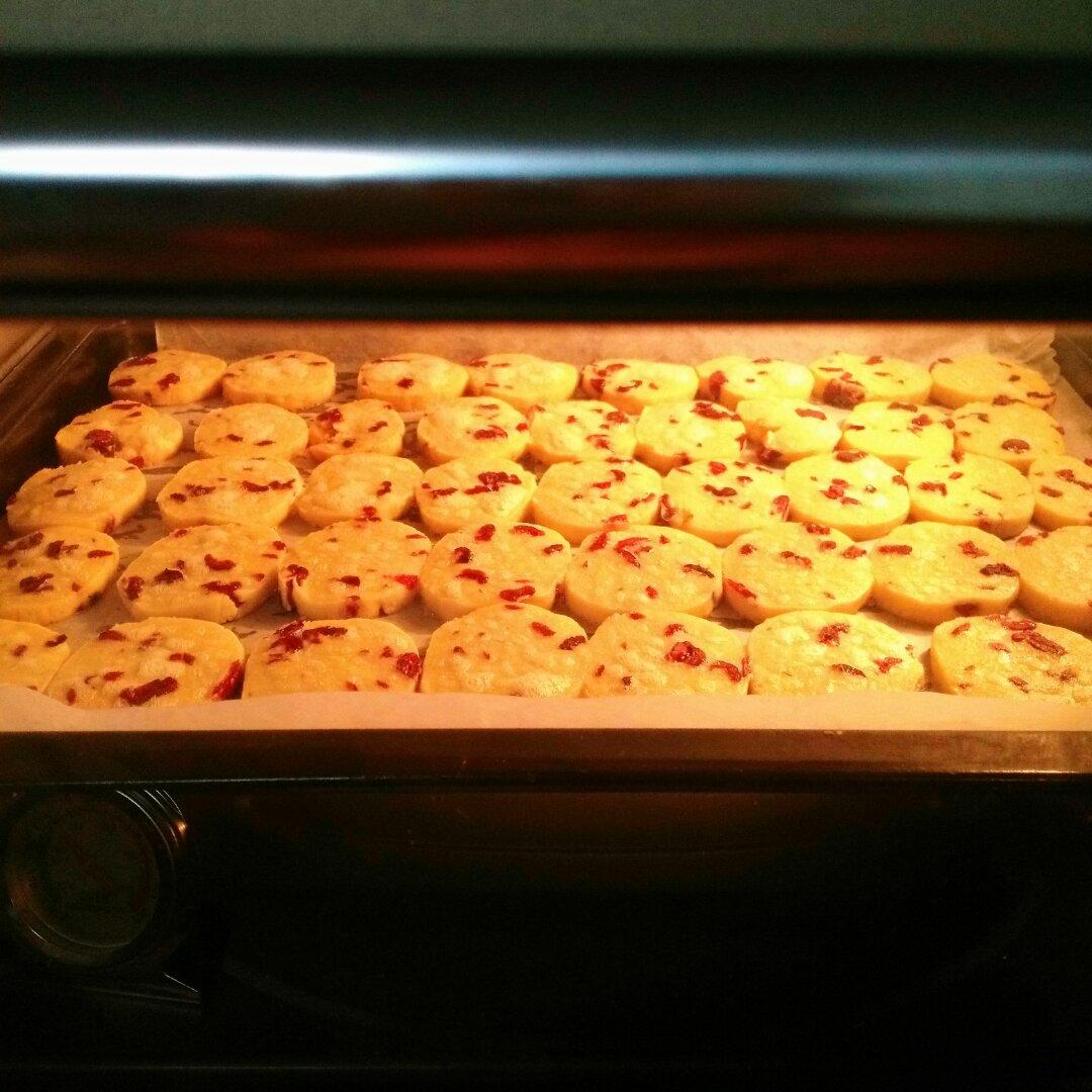 低糖少油版蔓越莓饼干