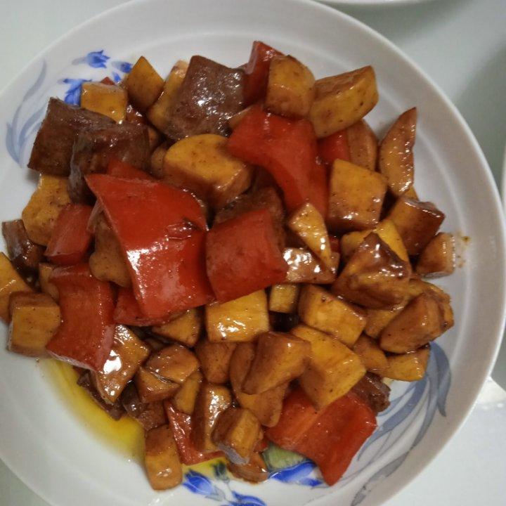 吃肉不长肉 黑椒牛排炒杏鲍菇