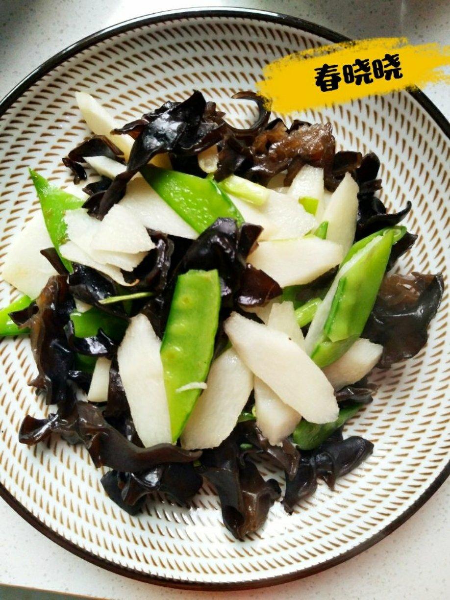 山药炒木耳