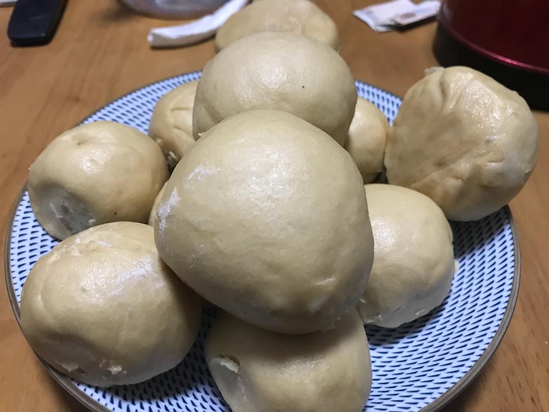 有着面包口感的红糖馒头（一次发酵）