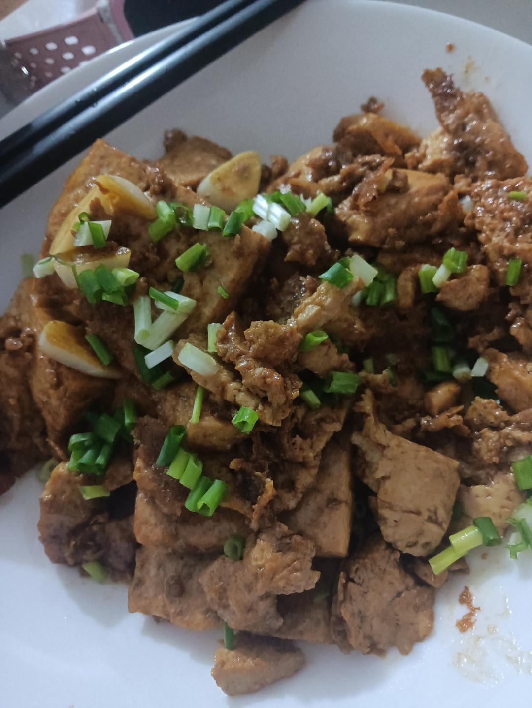 蒜香煎豆腐 炒鸡无敌美味