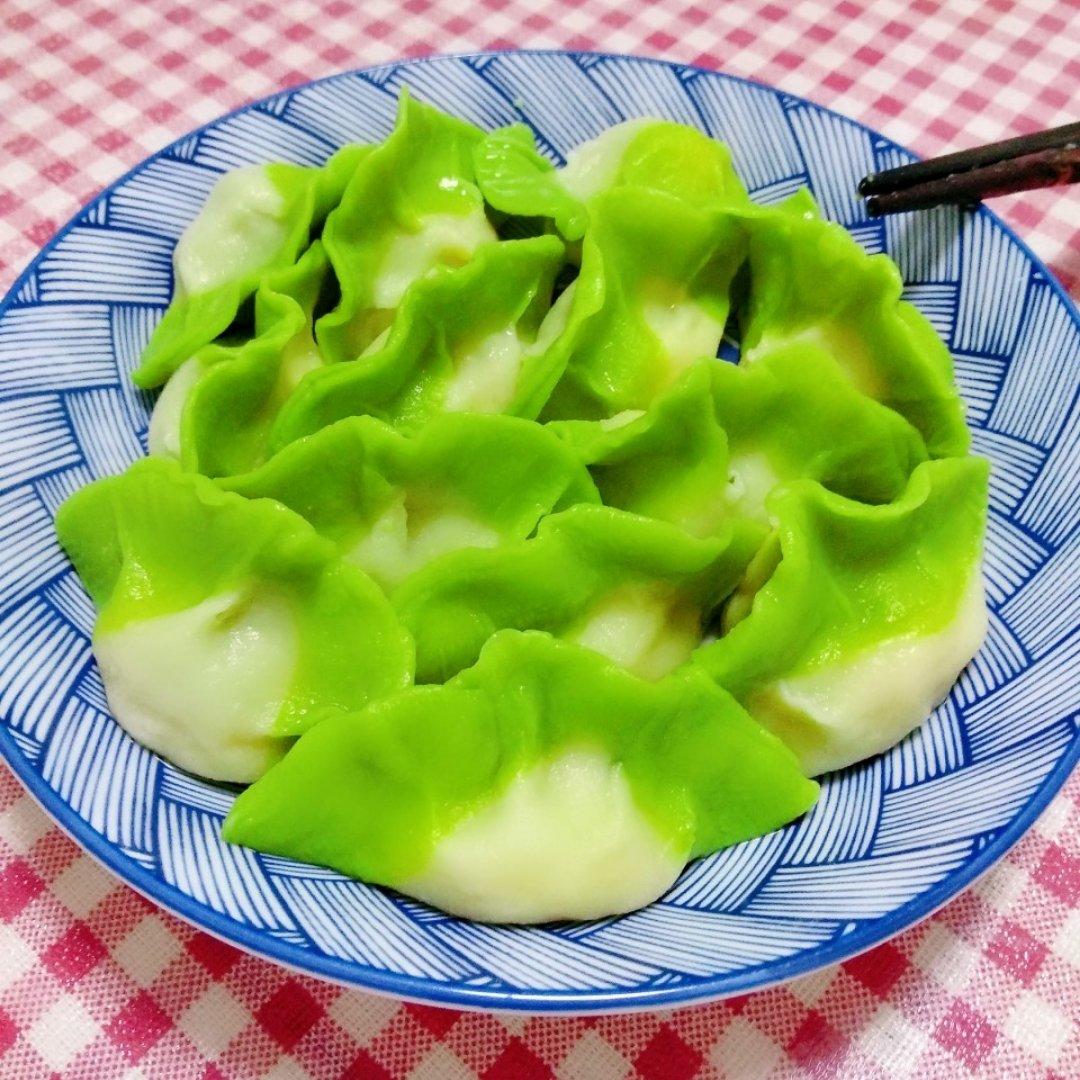 猪肉白菜馅制作（彩色饺子）