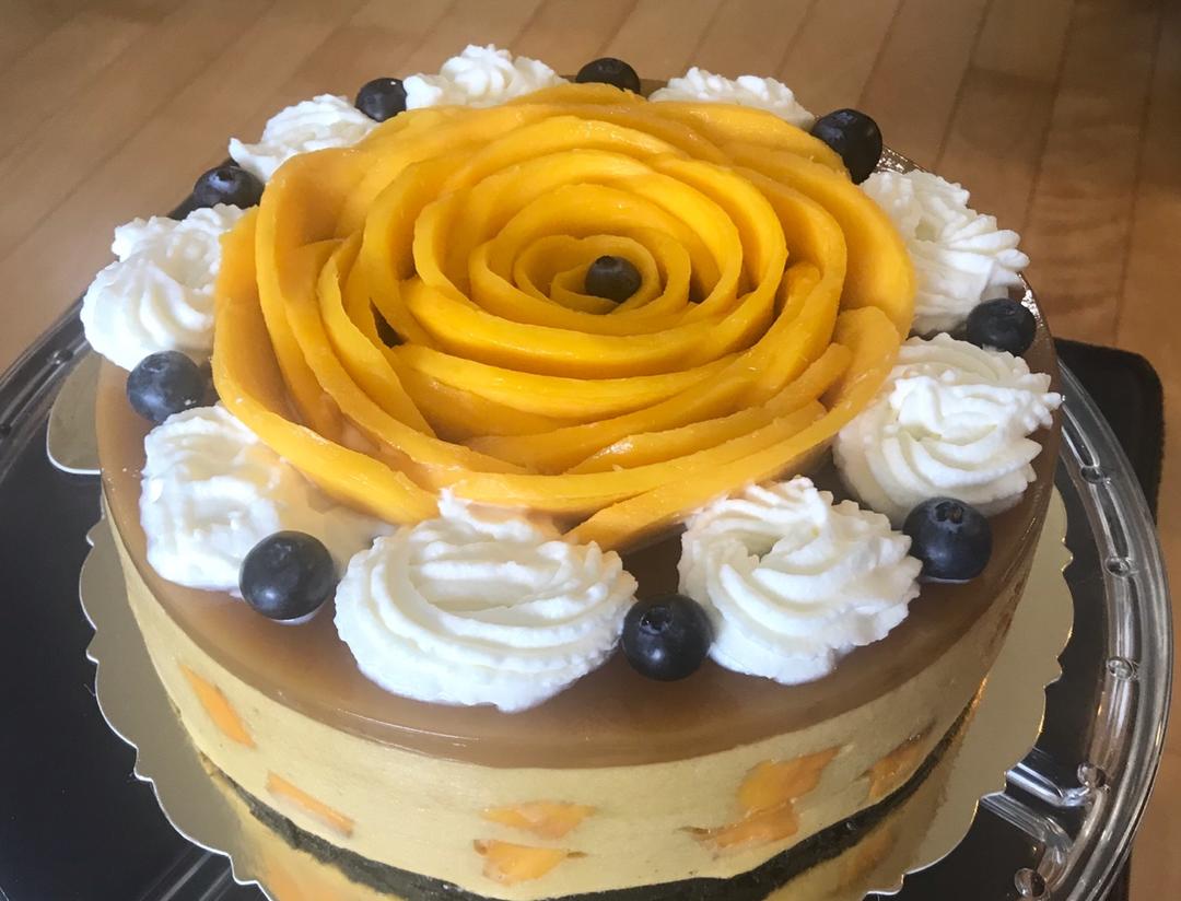 【视频】芒果慕斯（6寸） | 含镜面果胶配方