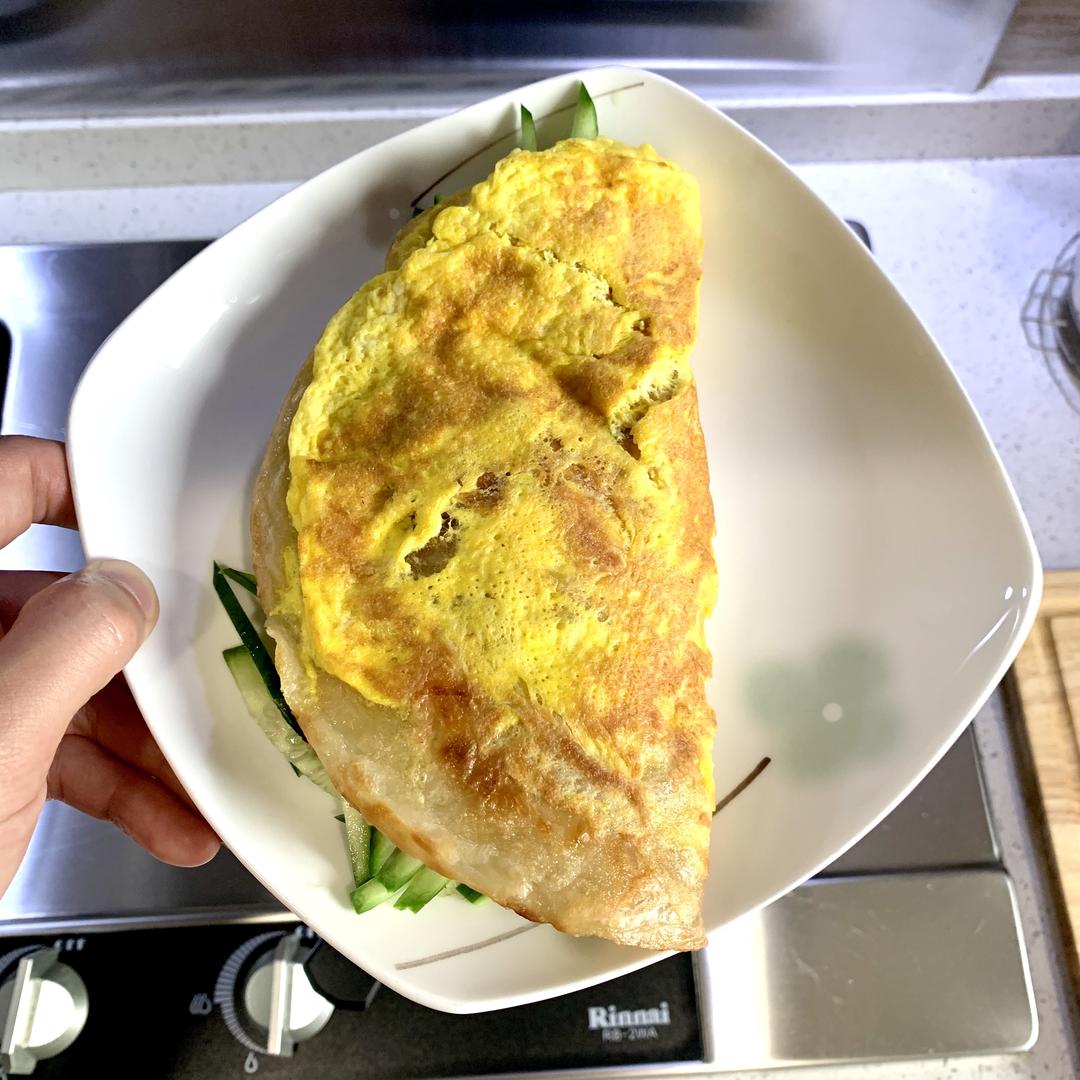 早餐二人食-手抓饼的做法