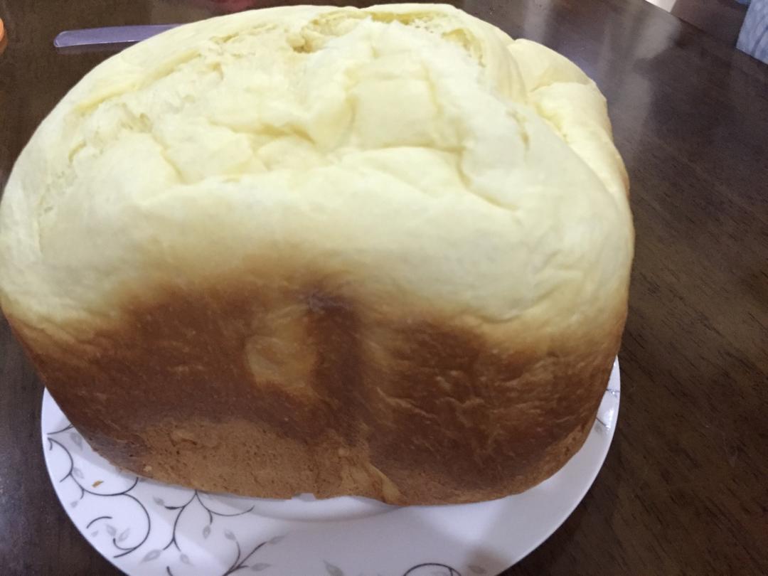 超级好吃的原味面包（面包机版）
