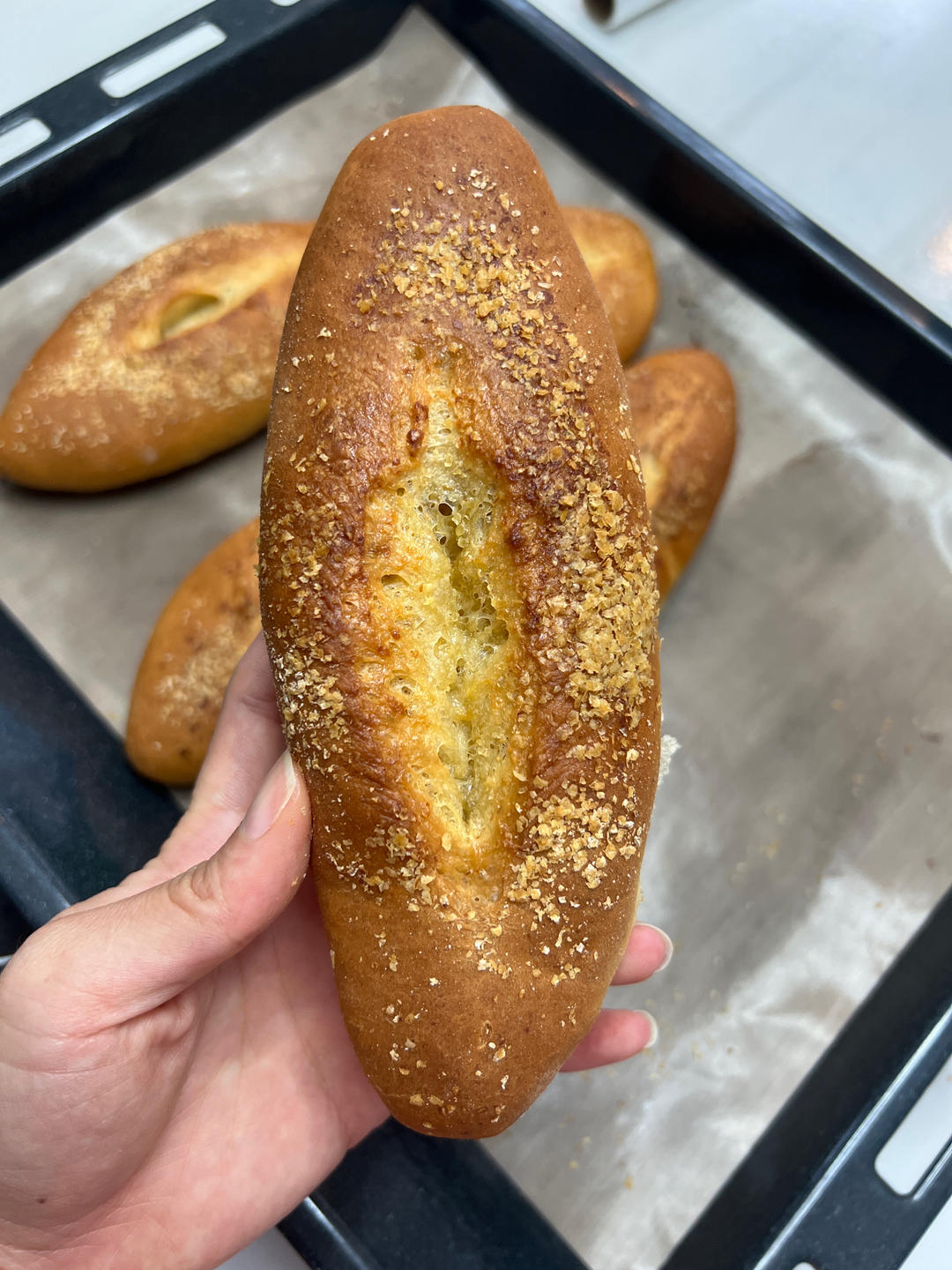 全麦红糖小麦胚芽面包