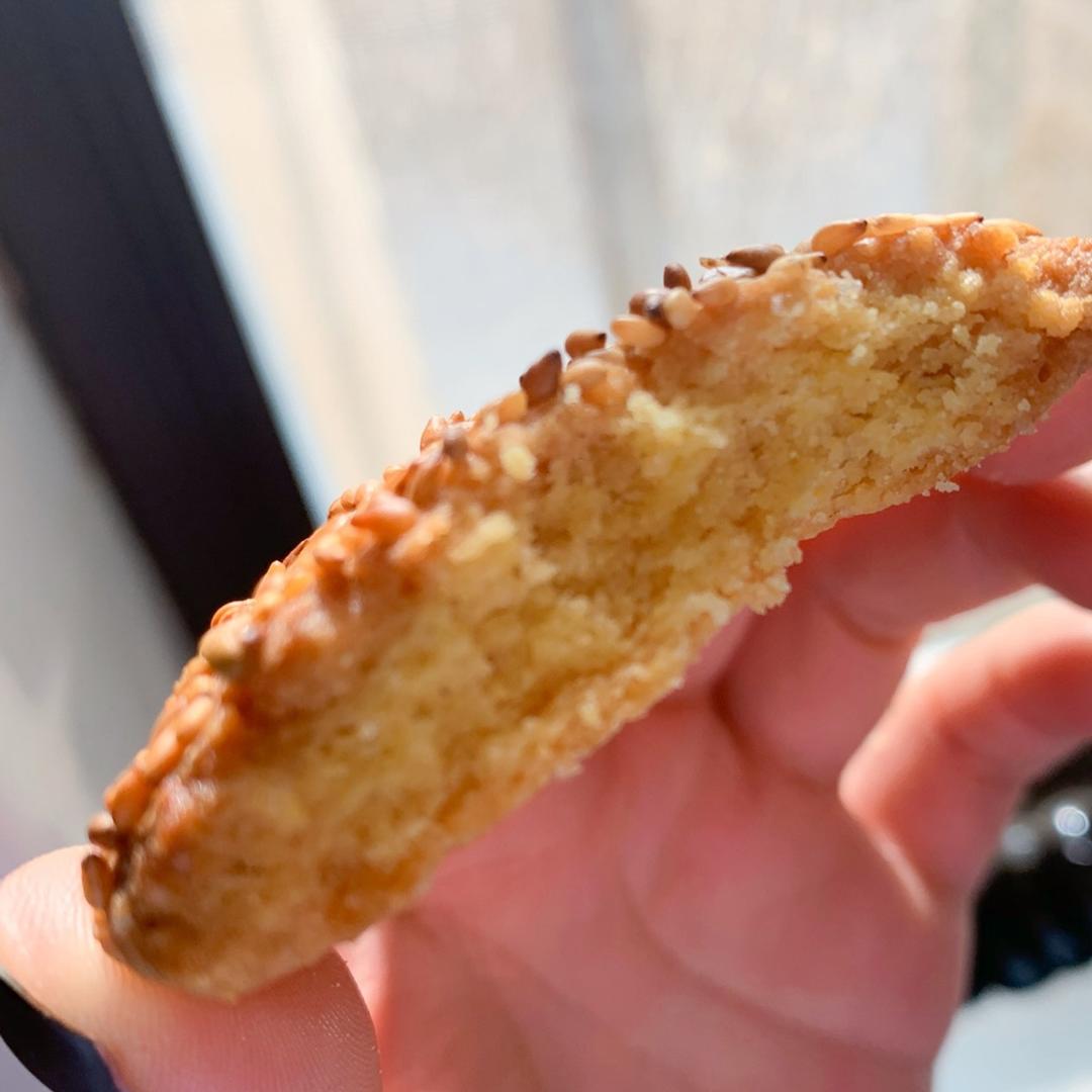玉米面麻饼