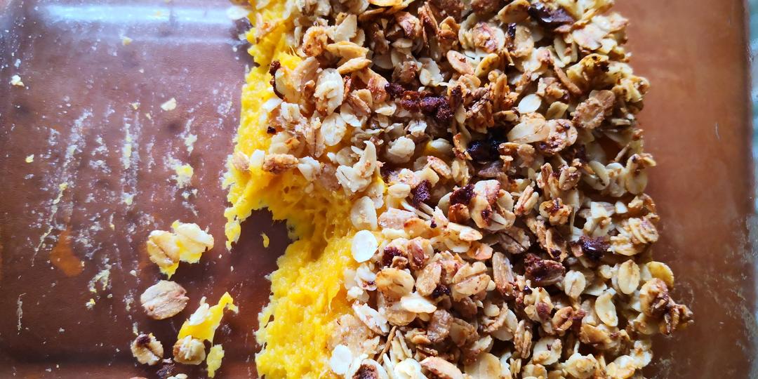 粉糯红薯泥配燕麦酥丨健康·三餐