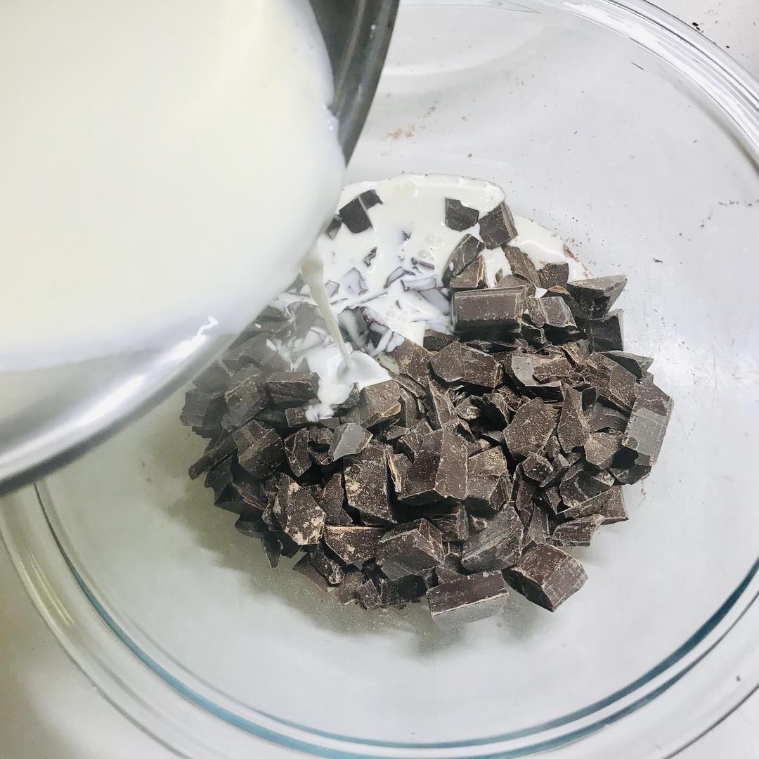 经典松露巧克力Classic Chocolate Truffles的做法 步骤3