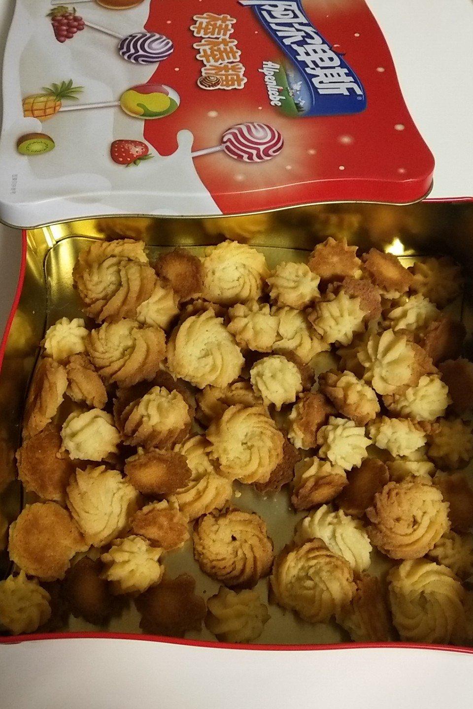 一口一个的小小酥曲奇饼干