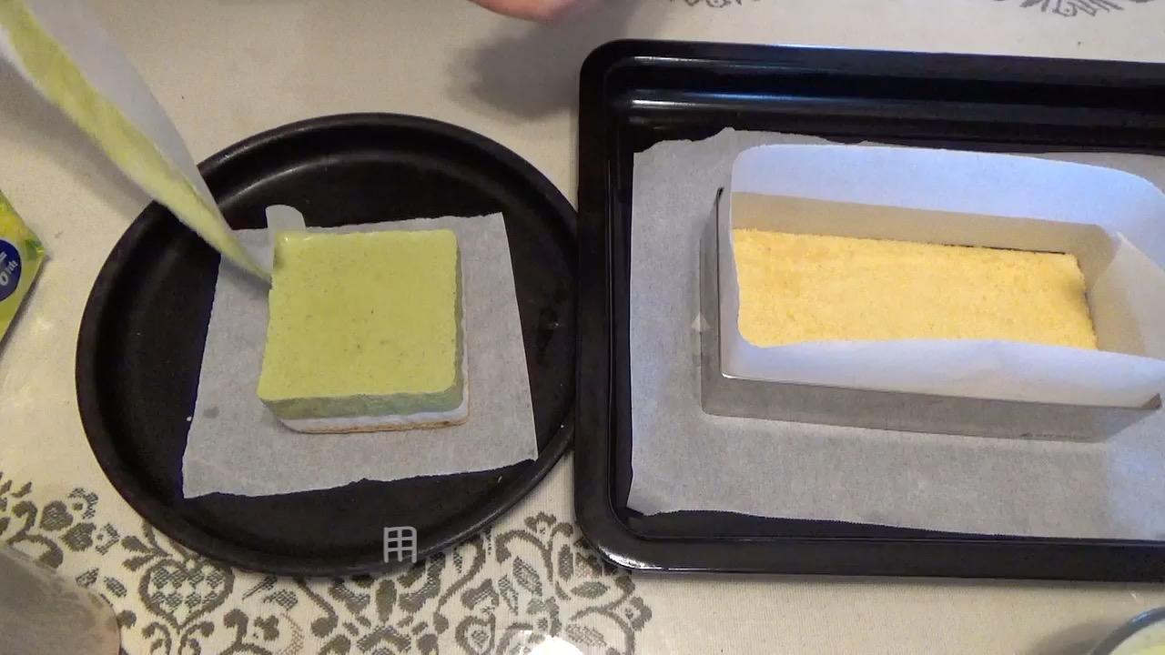开心果椰浆 慕斯蛋糕（视频菜谱）的做法 步骤21